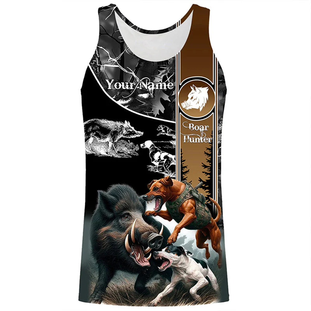 Wildman Hunting & Outdoor Polokwane - Camiseta sin mangas con estampado 3D