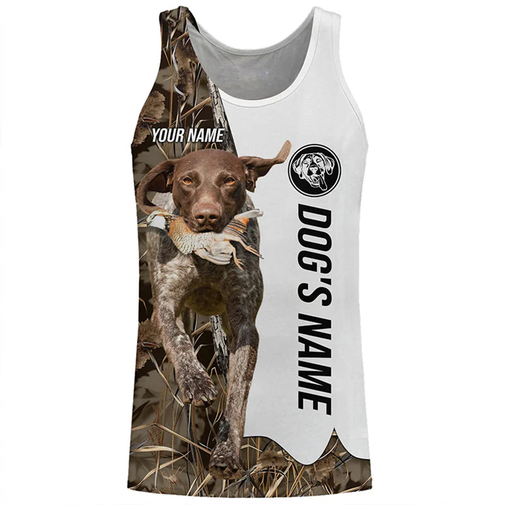 Outdoor Hunting Dog Names - Camiseta sin mangas personalizada para amantes