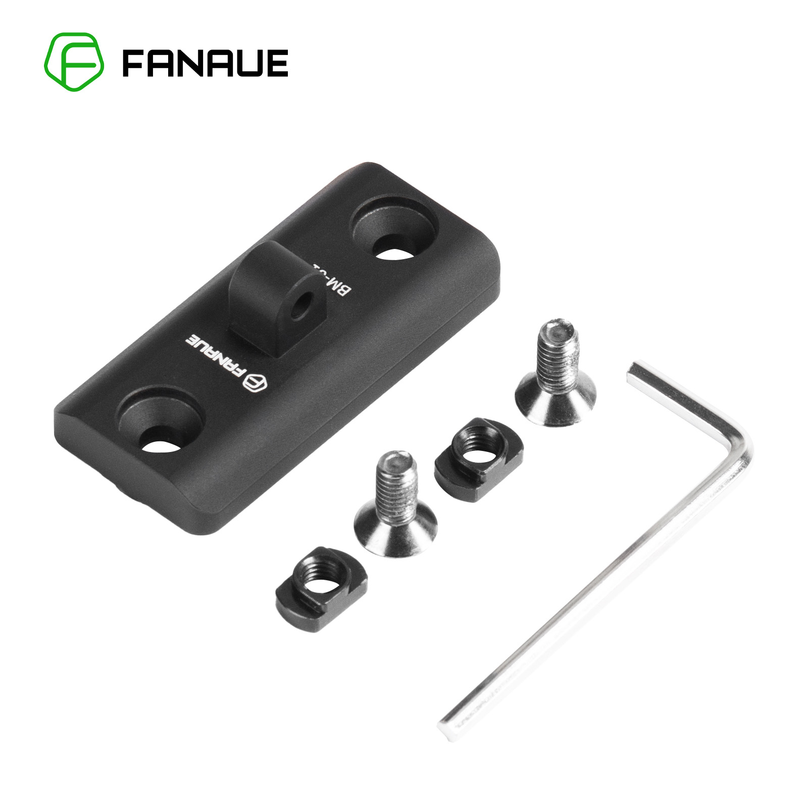 Bipod Rifle Mount - FANAUE-Adaptador de guardamanos de montaje Mlok,