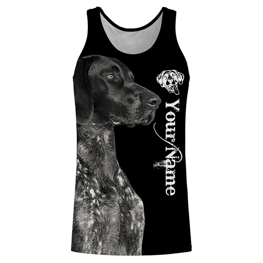 Outdoor Hunting Dog Names - Camiseta sin mangas personalizada para amantes