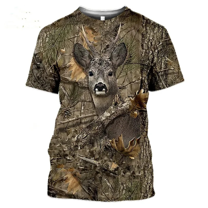 Wildman Hunting & Outdoor Polokwane - Camiseta 3D de Camuflaje de Jabalí