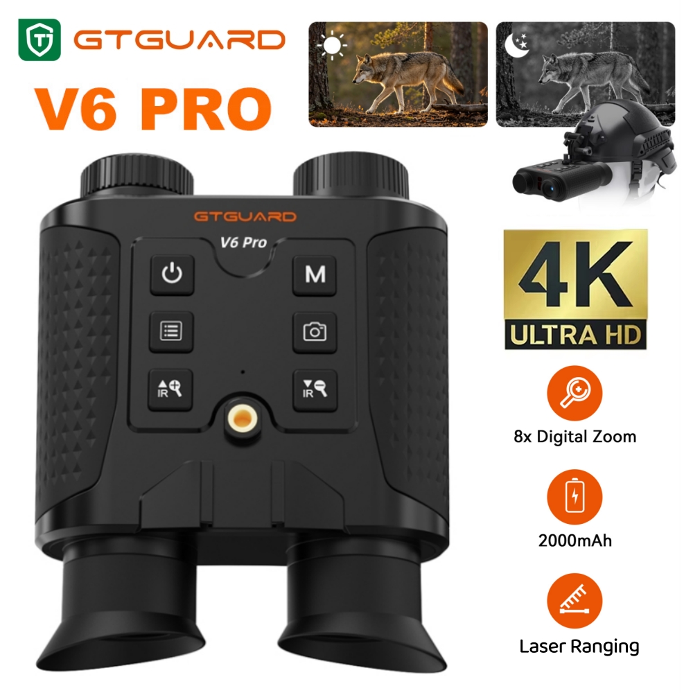 Outdoor Hunting Digital Night Vision - Binoculares de Visión Nocturna 4K con
