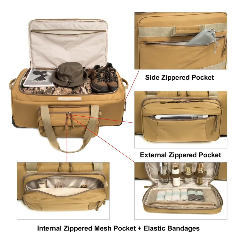 Bolsa de Viaje Táctica de Gran - Outdoor Hunting Gear Storage reseña y precio