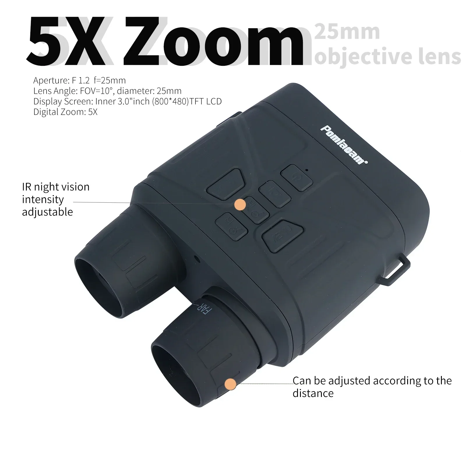 Binocular infrarrojo de 12 meg - Outdoor Hunting Digital Night Vision reseña y precio