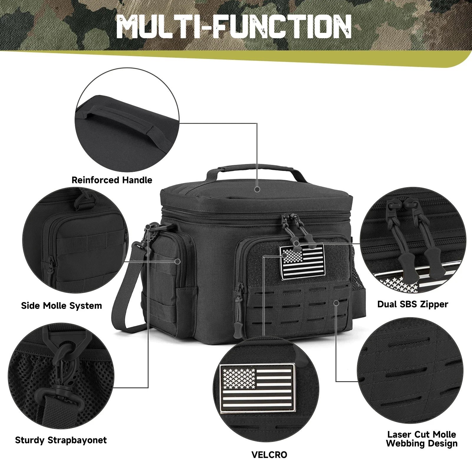 Bolsa enfriadora térmica tácti - Outdoor Hunting Gear Storage reseña y precio