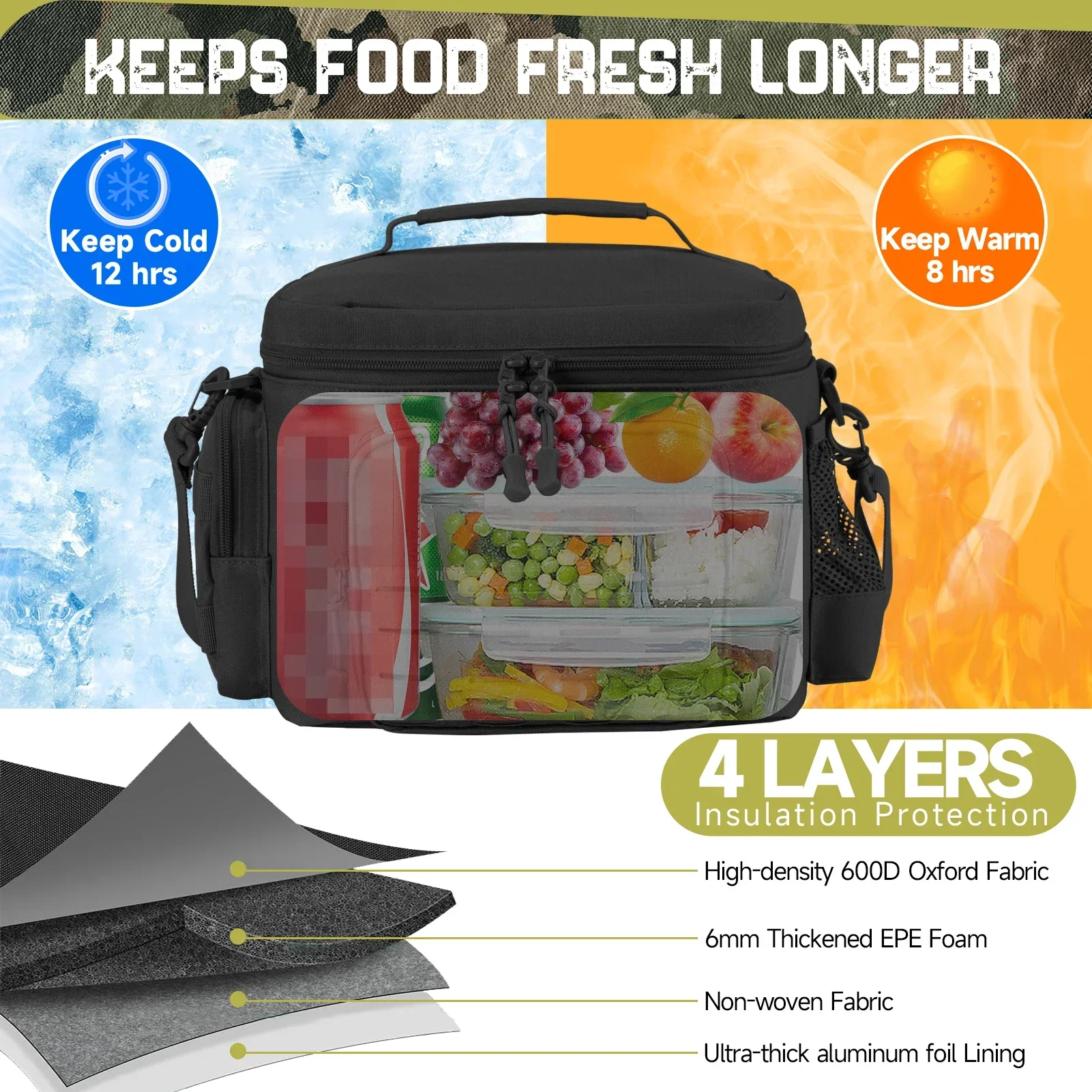 Bolsa enfriadora térmica tácti - Outdoor Hunting Gear Storage reseña y precio