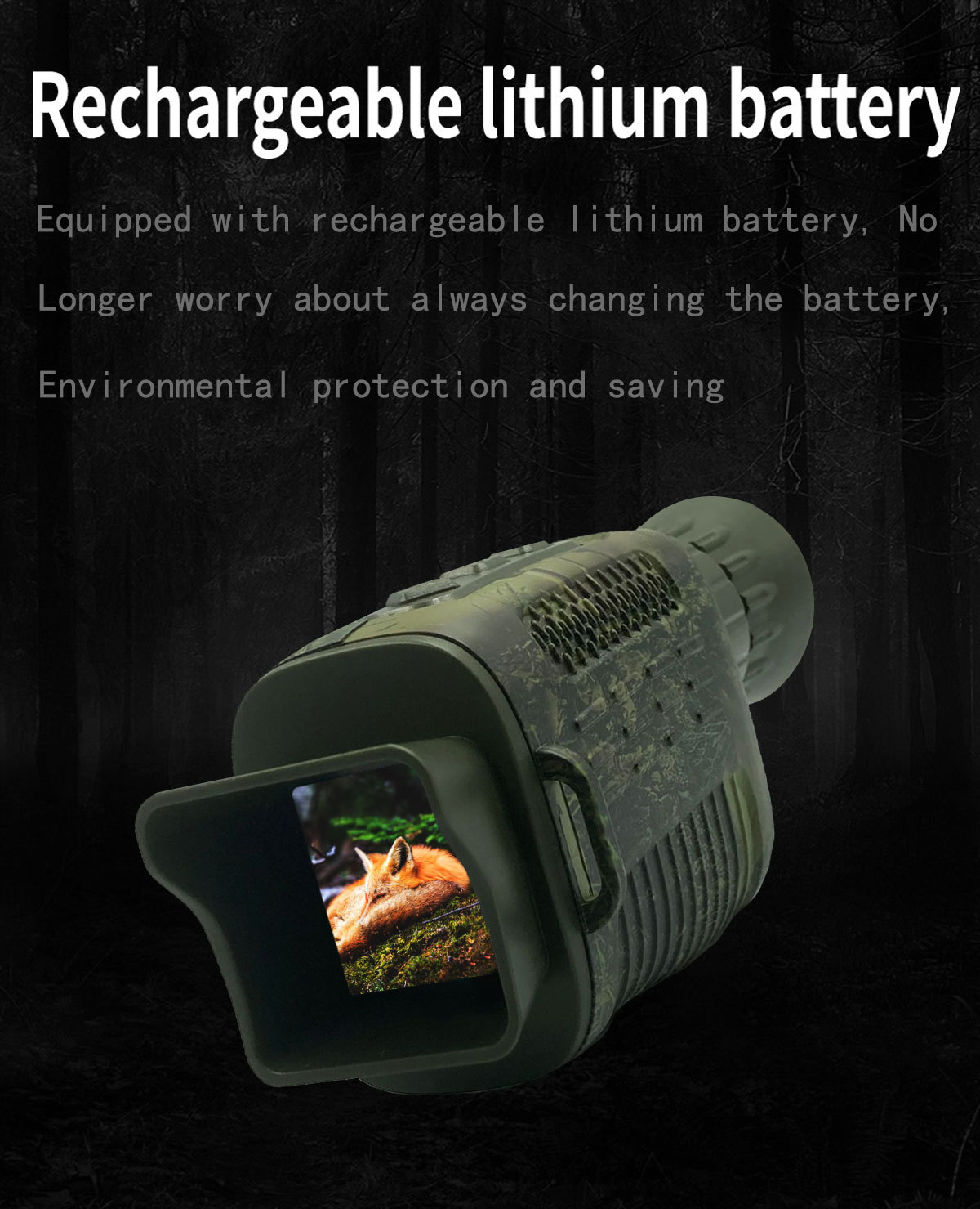 Cámara térmica no para acampar - Outdoor Hunting Digital Night Vision reseña y precio