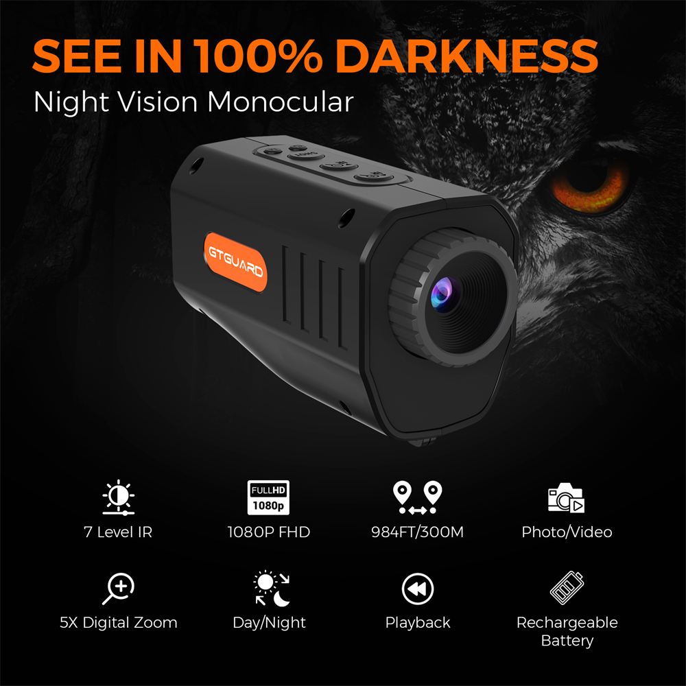 Gafas Monoculares de Visión No - Outdoor Hunting Digital Night Vision reseña y precio