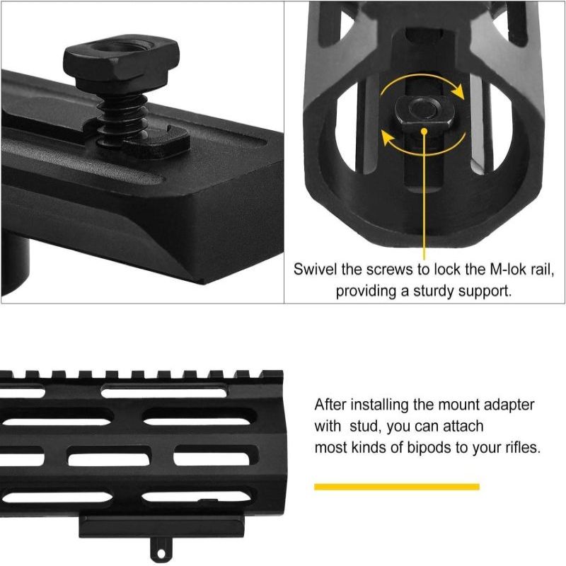 MidTen Fit M lok 6 9 Adaptador - Bipod Rifle Mount reseña y precio